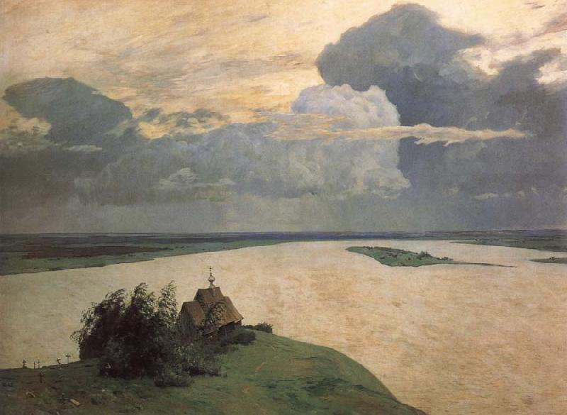 Isaac Levitan Above Eternal Peace oil painting image
